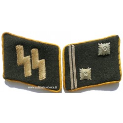 WAFFEN-SS YELLOW PIPED NCO...