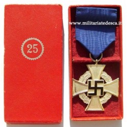 25 YEARS LONG SERVICE MEDAL...