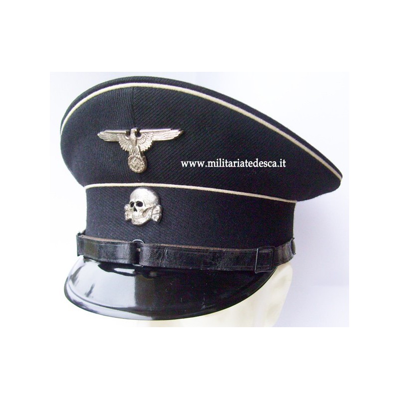 BLACK SS VISOR CAP – SCHIRMMUTZE SS (SOLD)